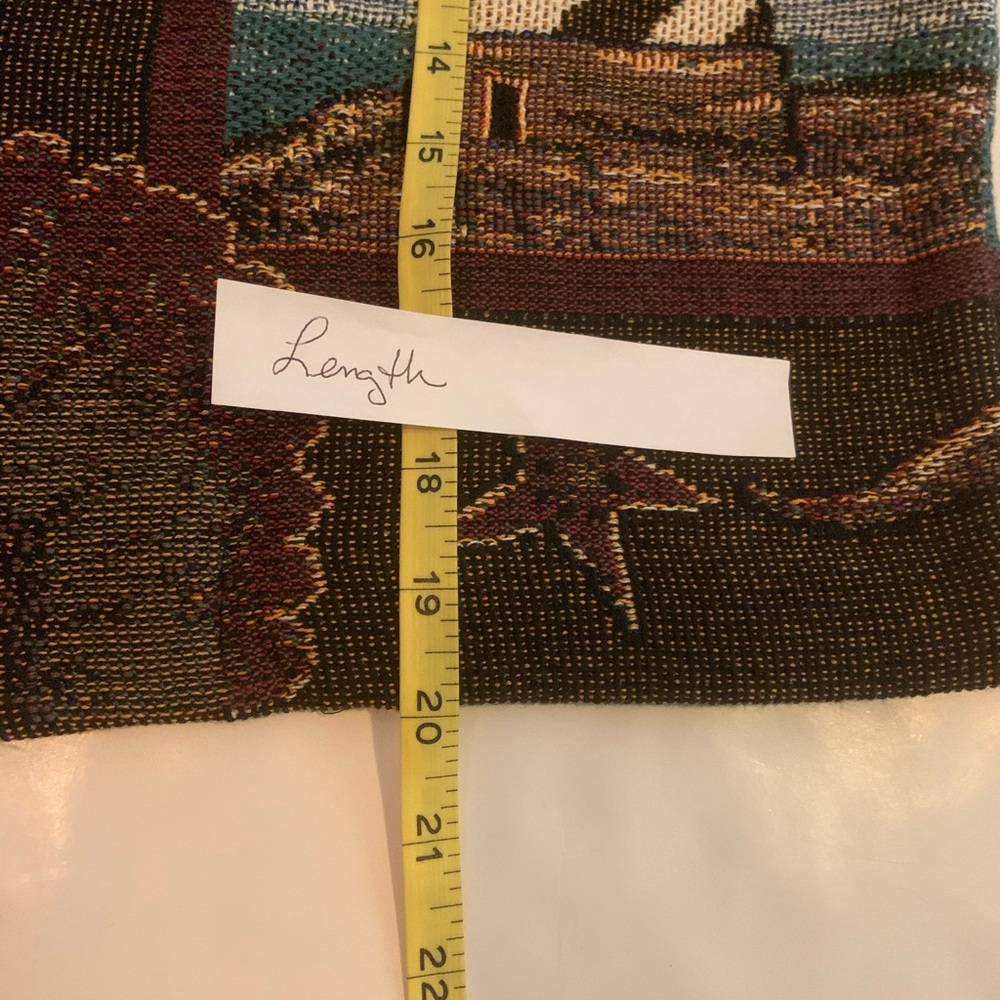 Vintage 90’s Painted Pony's Tapestry Lighthouse Nautical Jacket Size Large NWT - Picture 16 of 16